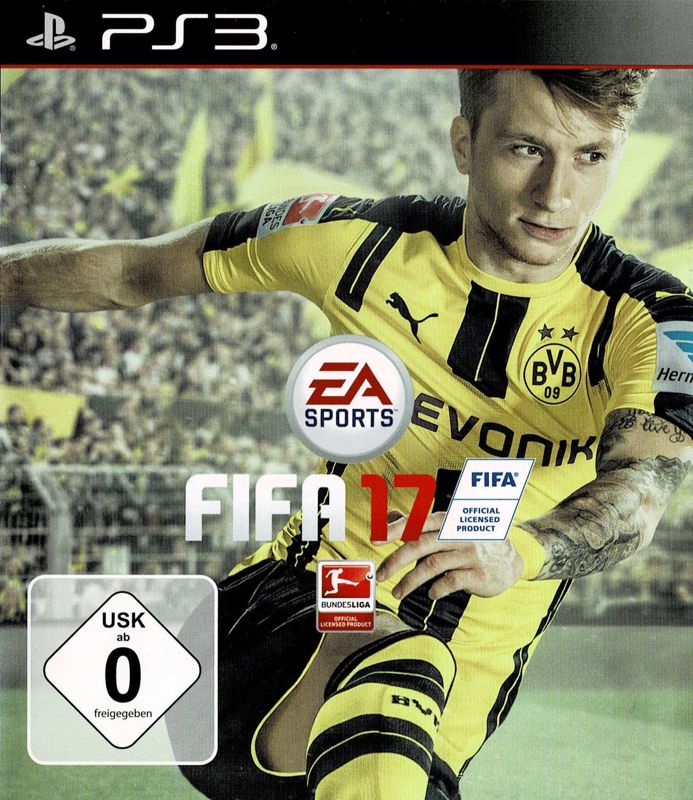 Fifa 17 box art for Playstation 3